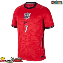Camisa de Futebol Inglaterra Bukayo Saka #7 Equipamento Secundário Mundo 2026 Manga Curta